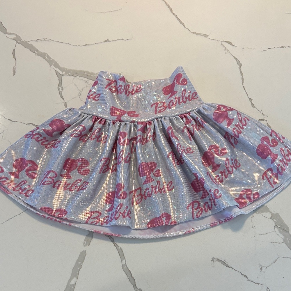 Barbie Shimmering Skirt with Pink Logo